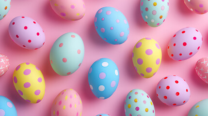 Fototapeta na wymiar a group of colorful eggs