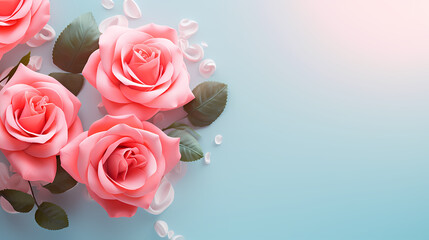 women's day background, floral border background