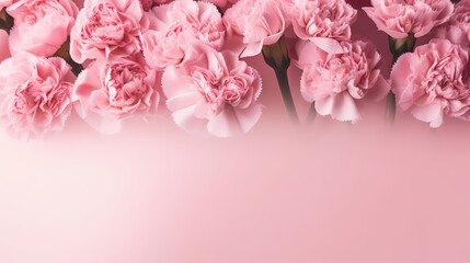 Obraz premium Women's Day or Mother's Day theme background, decorative flower background pattern