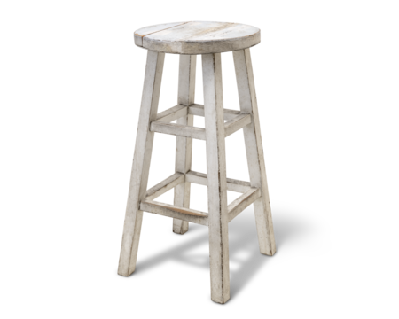 アンティークな木製のスツール