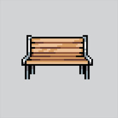Pixel art illustration Bench Park. Pixelated Bench Park. Bench park. pixelated for the pixel art game and icon for website and video game. old school retro.