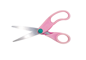 pink knife on a transparent background 