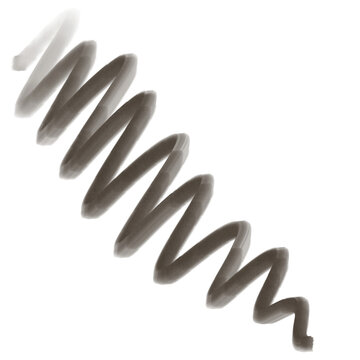 metal spring isolated