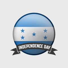 Honduras Round Independence Day Badge