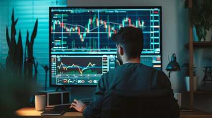 financial analysis with charts and graphs