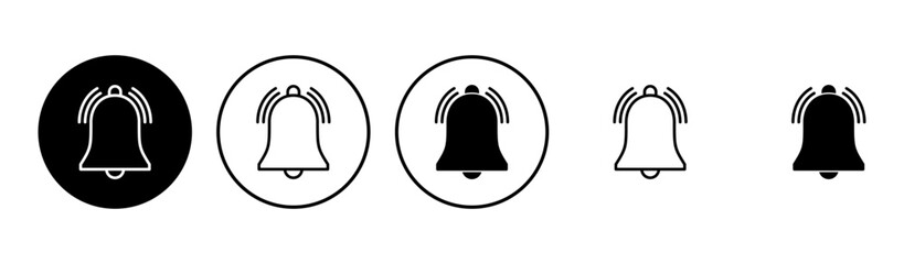 Bell Icon set. Notification icon for your web site design