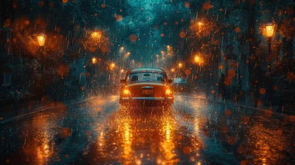 Poster Nostalgic Rainfall Journey © Thomas