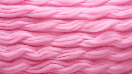 close up of pink knitted wool texture background