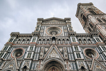 Fototapeta premium Cathedral of Santa Maria del Fiore (Saint Mary of the Flower) in Florence, Italy.