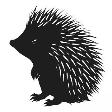 recommend clip art: ハリネズミのシルエット