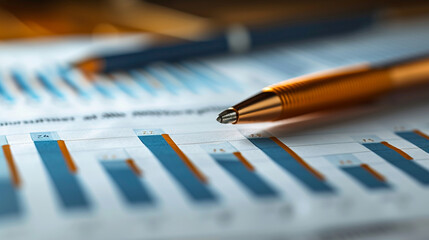 Business audit stock financial finance management on analysis data strategy with graph accounting marketing or report chart economy investment research profit concept.data, audit, graph, analysis.