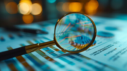 Business audit stock financial finance management on analysis data strategy with graph accounting marketing or report chart economy investment research profit concept.data, audit, graph, analysis.