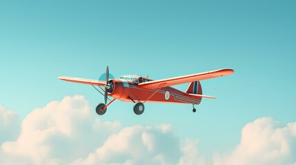 plane fly copy space background