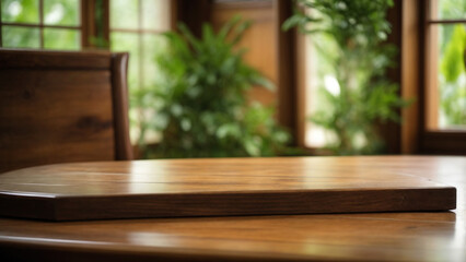table and chairs in the garden