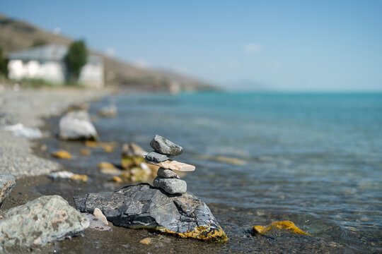 Beautiful Lake Sevan in Armenia