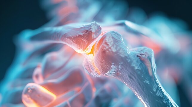 Painful shoulder joints. Frozen shoulder, impingement. 3d illustration