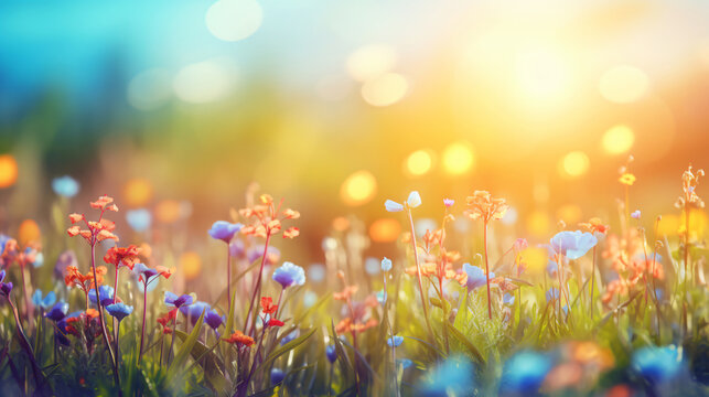 Spring background / banner / frame / card