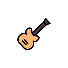 Band Banjo Concert Filled Outline Icon