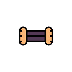 Bandage Fabric Gym Filled Outline Icon
