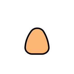 Band Guitar Instrument Filled Outline Icon