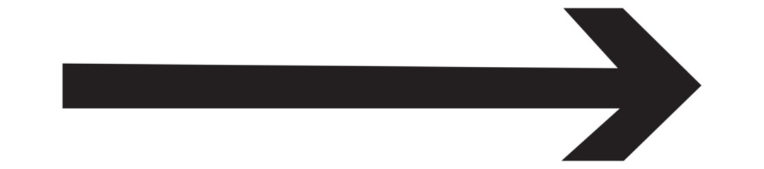 Obraz premium arrow pointing right. Arrow shape element