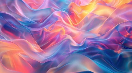 Obraz premium Abstract rainbow gradient background, multicolor visualization