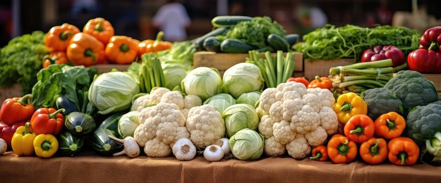 vegetable at a farmers market - photo