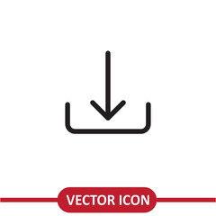 Download icon vector.simple flat trendy style illustration on white background..eps