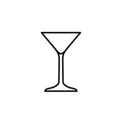Cocktail glass icon 