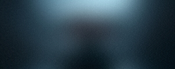 dark blue antracite rough abstract background with gradient colors, illuminated bright. Glow template with empty space and textured, grainy noise background.