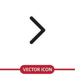 Obraz premium Next icon vector flat simple illustration on white background..eps