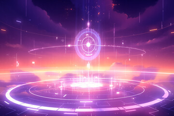 background with space