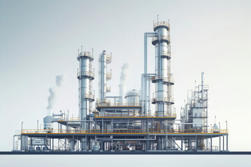 Fototapeta premium Steam Methane Reforming (SMR): This is a conventional method that involves extracting hydrogen from natural gas through a chemical reaction