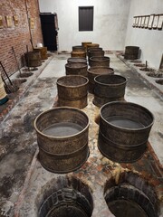 old barrels