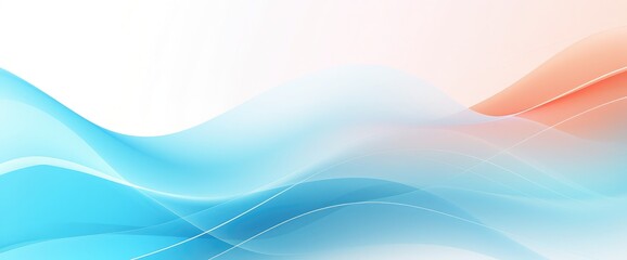Abstract futuristic technology background light blue color curved lines, dots with copy space....
