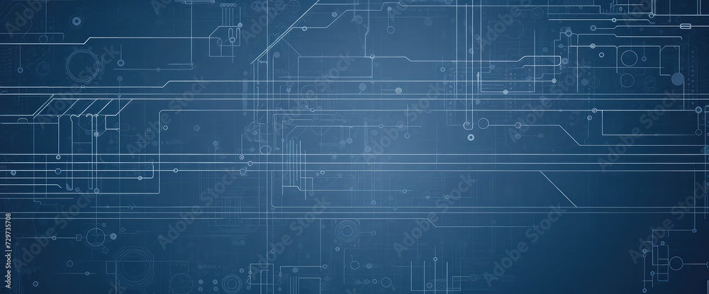 Poster blueprint paper background. vector pattern with copy space for business presentation or web design.
