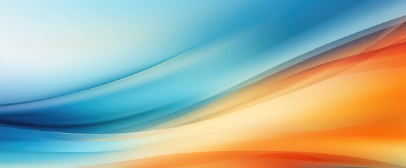 Obraz premium Blue and Orange Defocused Blurred Motion Gradient Abstract Background Vector Illustration