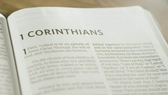 Bible - 1 Corinthians - Slide to Right Level