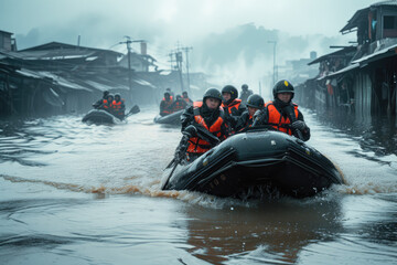 rescue operation flood disaster