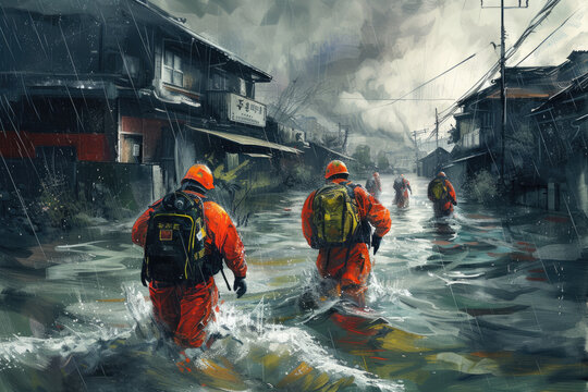 rescue operation flood disaster