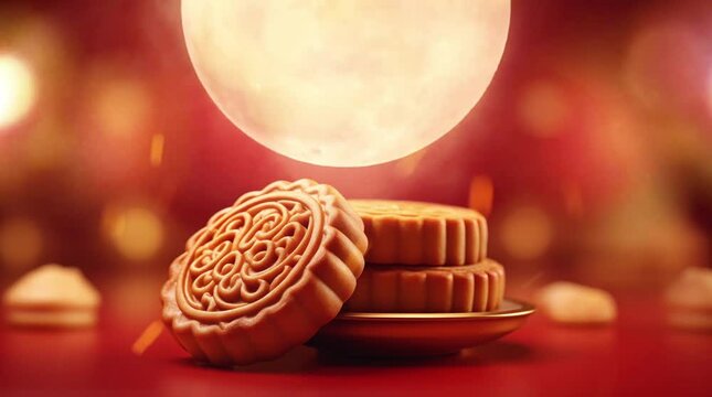 Delicious mooncake video for Mid-Autumn Festival
