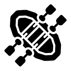rafting Solid icon