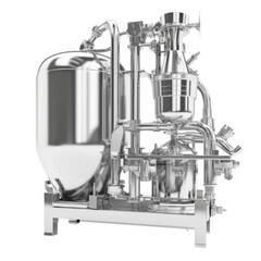 Dairy milking machine PNG Cutout, Generative AI