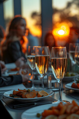 Golden Elegance: An Intimate Evening of Fine Dining