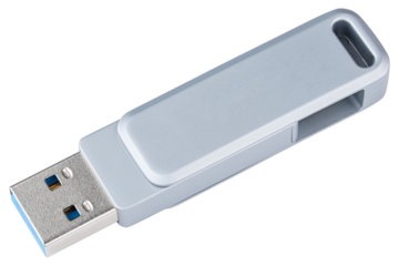 USB Flash memory stick. Swivel thumb drives for universal data storage at home or office. Usb memory storage for save file, photo, video. Metal disk or ram for computer, laptop or desktop pc 