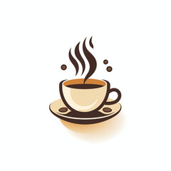 Simple Elegance of a Hot Coffee Cup