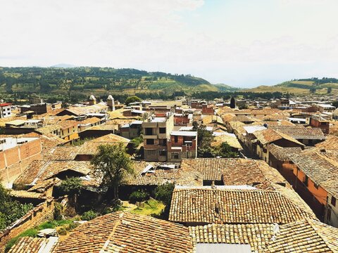 Casas de la ciudad de Cajabamba, Per&uacute;.