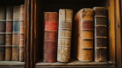 Old antique books