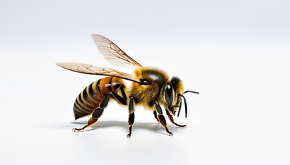 High Resolution Macro Photography of Bee