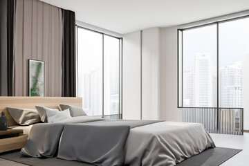 Fototapeta na wymiar contemporary interior bedroom